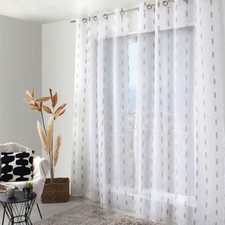 Rideau Voilage à Motif