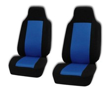 Course 2 Noir Bleu Siège Avant Voiture Housses Brabus Smart Fortwo Roadster