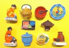 * FEVES  CLIN D'OEIL D'ASIE  série complète ..ref. H76