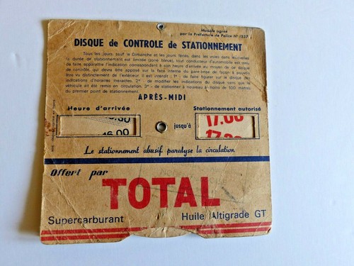Disque contrôle de - disque,