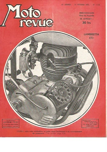 Moto revue 124 scooter - moto, n°1.124