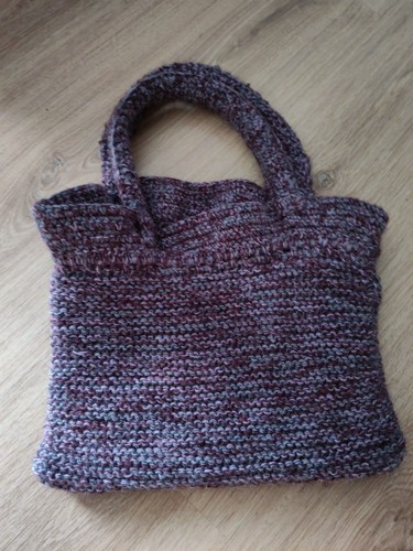 Sac main maille crochet - en,