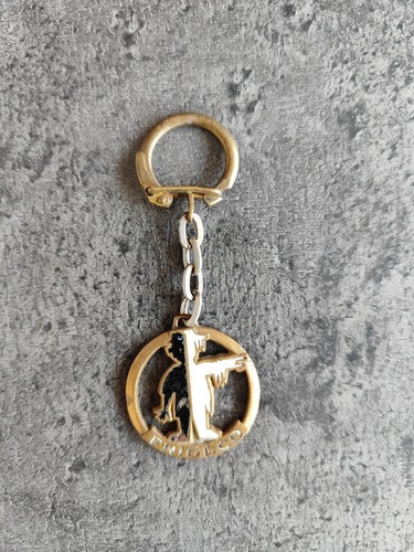 Porte cle vintage - cle, email