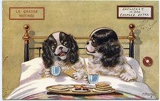 illustrateur ELLAM. Chiens . Pékinois . Dogs . Pekinese