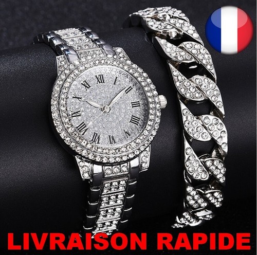 Montre strass diamant femme - diamant,