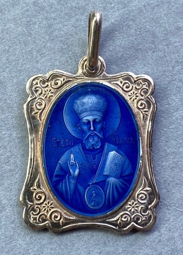 Pendentif icône saint nicolas - pendentif,