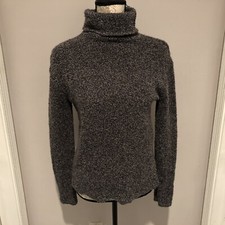 Eileen Fisher Petites Gray Wool Blend Sweater Sz PS