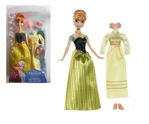 Poupée anna ses vêtements - et,