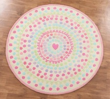 Tapis rond 100 laine - 100,