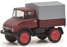 SCHUCO, UNIMOG U406 Rouge, échelle 1/87, SCH26609
