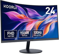 KOORUI Écran PC Incurvé -