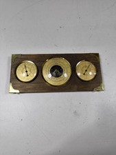 Station Météorologique Vintage Baromètre Thermomètre Hygromètre - Utilisé
