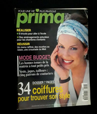 PRIMA magazine  N°144  septembre 1994 - mode- déco -  patrons en encart