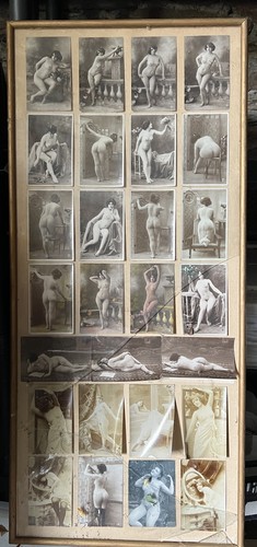 Lot photos femme nue 1900 - nue,