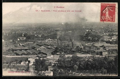 Cpa pamiers ariège vue - cpa, /ariège,