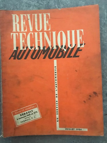 Revue technique rta - revue,