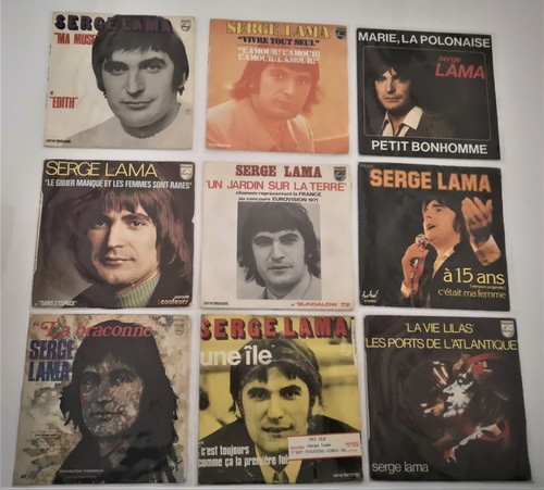 Serge lama lot disques - serge,