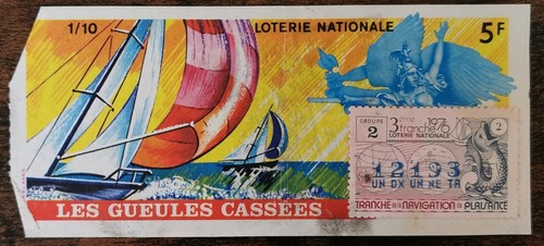 Billet loterie nationale - , 1976