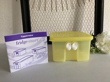 325⚜️ Tupperware Boîte de Conservation Alimentaire Fridgesmart Jaune Boîte Frigo