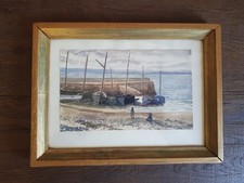 Peinture aquarelle bord mer - bord,