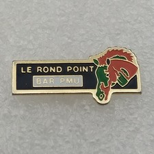 Pin's HIPPISME-Le Rond Point-Cheval Bar PMU -Livraison gratuite-P1E5