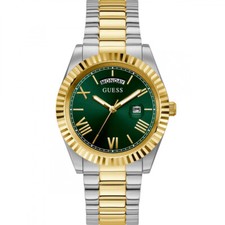 Montre Homme GUESS CONNOISSEUR GW0265G8 Acier Inoxydable d'Or Vert