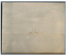 China, Ship "Paul Doumer" in Kouang-Tchéou-Wan (Guangzhouwan)  Vintage citrate p