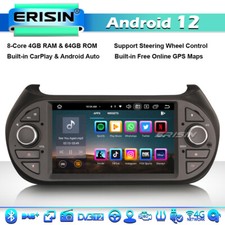 8-Core DAB+CarPlay Android 12 Autoradio Fiat Fiorino Citroen Nemo Peugeot Bipper