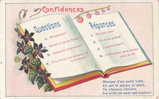 CP ILLUSTREE CONFIDENCES LIVRE