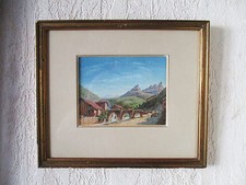 Superbe ancienne aquarelle