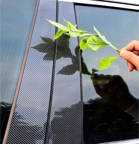 Carbon fiber window pillar - carbon,