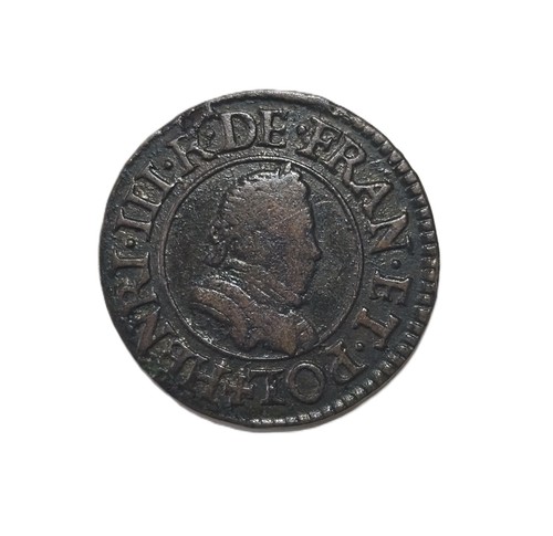 Denier tournois 1583 - a, (paris)