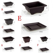 Pot de fleurs intérieur extérieur bac d'égouttement lisse carré plante souco