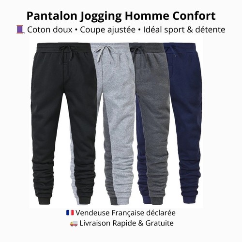 Pantalon jogging homme bas - pantalon,