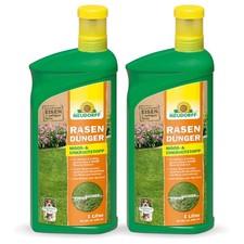 Neudorff Engrais Pour Gazon Anti-Mousse Et Mauvaises Herbes Liquide - 2x 1 Litre