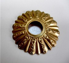 Rosace en laiton doré