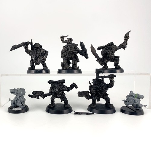 Orks kommando résine - x5,