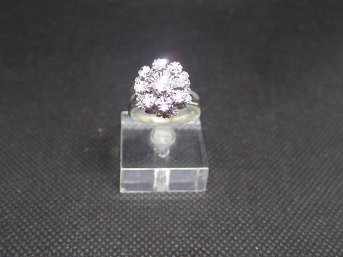 Bague blanc 750 ème - or, de
