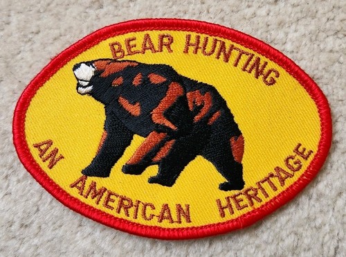 Patch bear hunting - bear, brodé