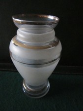  VASE  VERRE DEPOLI et OR