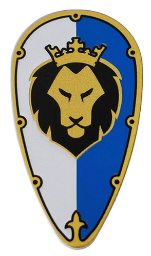 Lego écu ovale lion - lego,