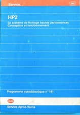 Manuel AUDI HP2 système de freinage programme autodidactique n°141 de 04 / 1992