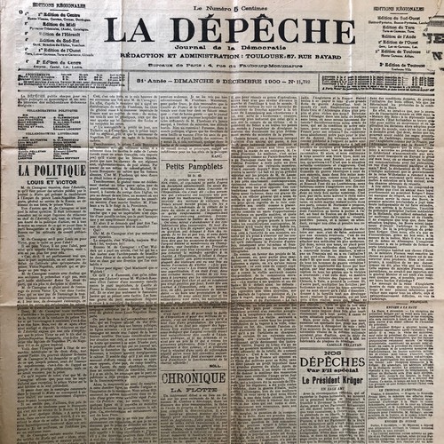 Journal depeche toulouse - journal, la