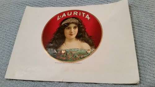 Nos laurita embossed cigar box - laurita,