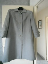 MANTEAU  MI SAISON DROIT CLASSIQUE  PURE LAINE KARNER T44 CEREMONIE