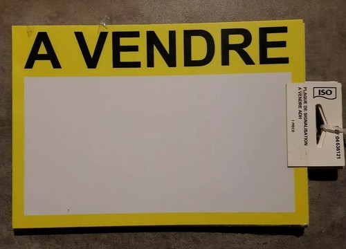Plaque plastique adhésive - , a