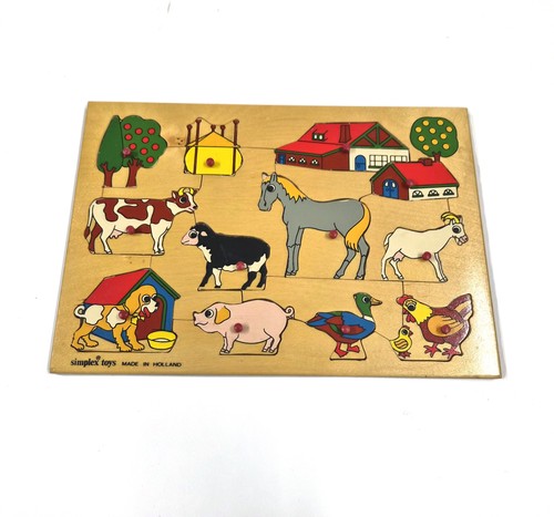 Vintage simplex jouets ferme - vintage,