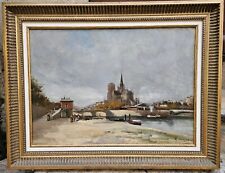 Paris, Notre Dame vers 1880 par Raymond ALLEGRE 1857-1933