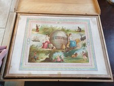 JEU ANCIEN PUZZLE ANCIEN ATLAS GEOGRAPHIQUE 7 PLANCHES VERS 1885 L SAUSSINE EDIT