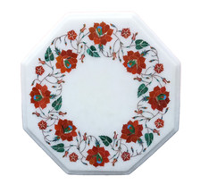 Plateau De Table En Marbre 12"